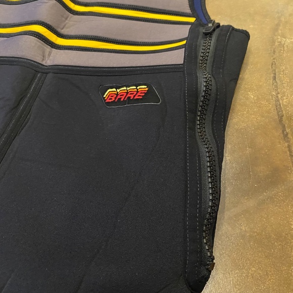 VTG 80s Bare Fitz Wright Co Sleeveless Surfing Snorkeling Diving Wetsuit - Picture 3 of 11